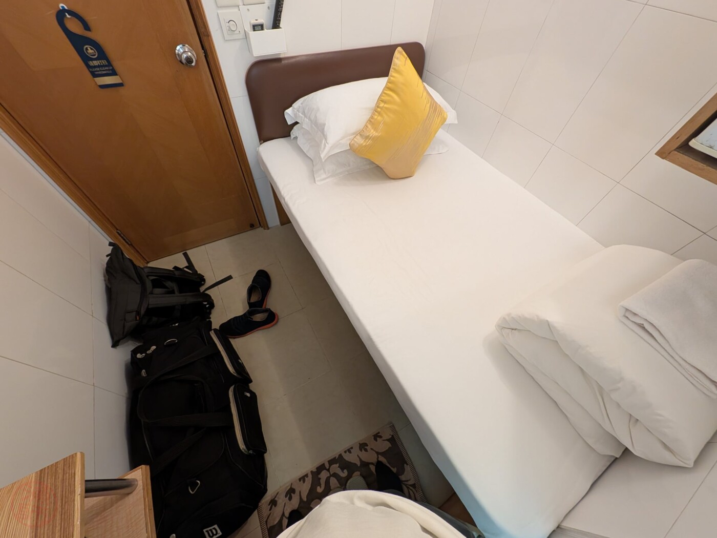 My room in Chungking Mansions